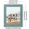 Americanflat Rustic Picture Frame - Modern Photo Frame for Unique Farmhouse Look - Polished Glass Cover - Hanging Hardware with Horizontal and Vertical Display - Includes Easel